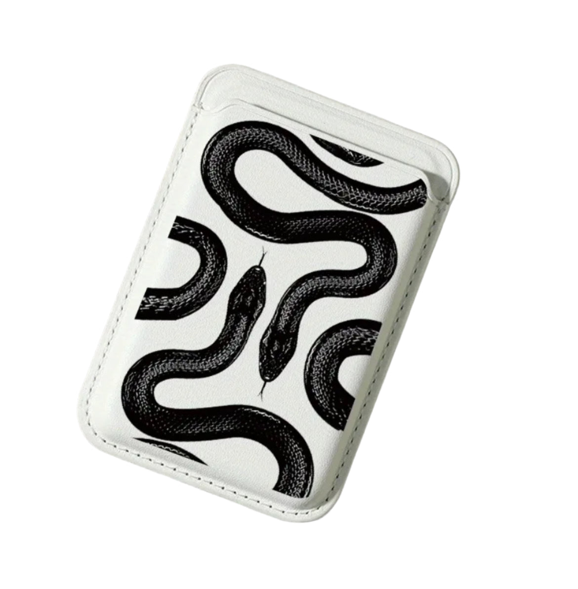 Black Snake Pattern Card Holder