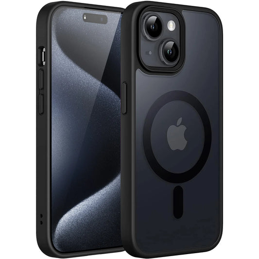 Black Transparent MagSafe Case